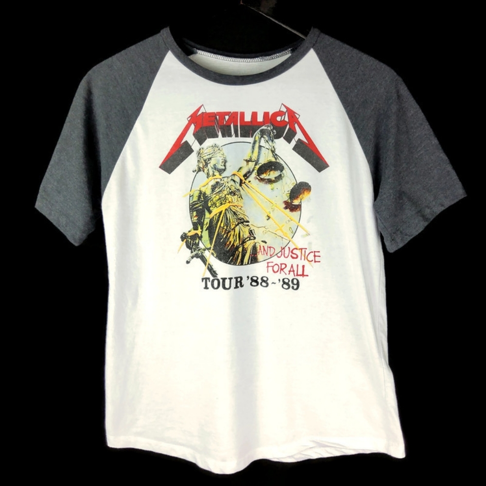 Metallica And Justice For All Tour '88-89 Retro Concert Unisex T Shirt